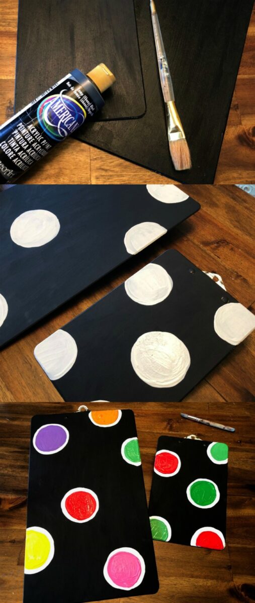 DIY Painted Clipboard with Personalized Paper for Teachers Laura